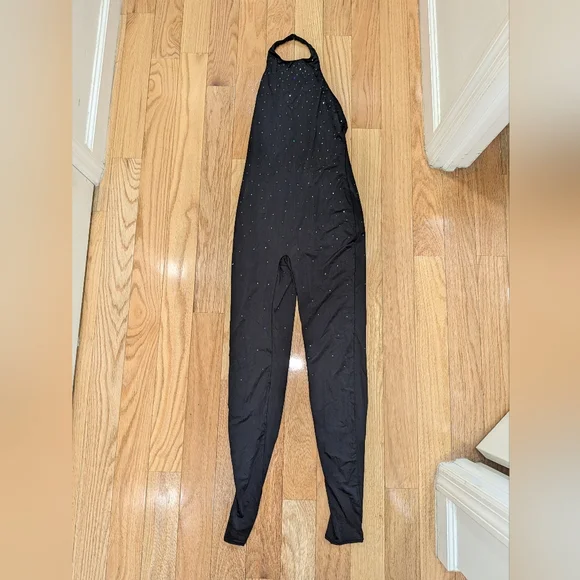 2. NWT SKIMS X SWAROVSKI JELLY SHEER INTIMATES HALTER CATSUIT